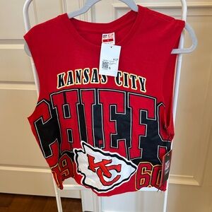 Forever 21 Red Kansas City Chiefs Muscle Tee